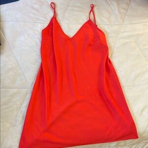 Vibrant Red Slip Dress New Day